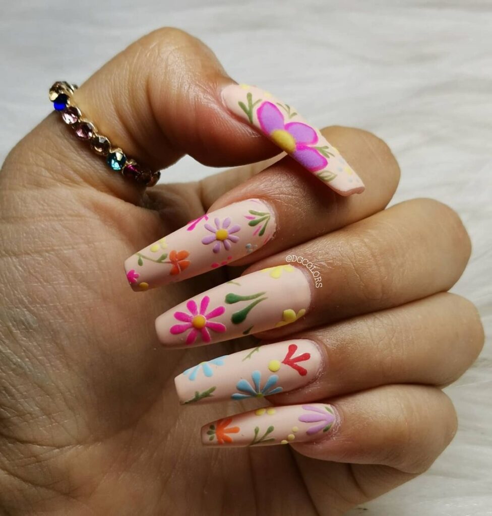 Uñas para septiembre 28 Diseños de Manicura Mexicano