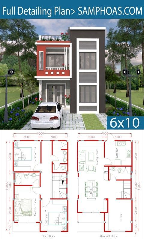 planos de casas 2 pisos 