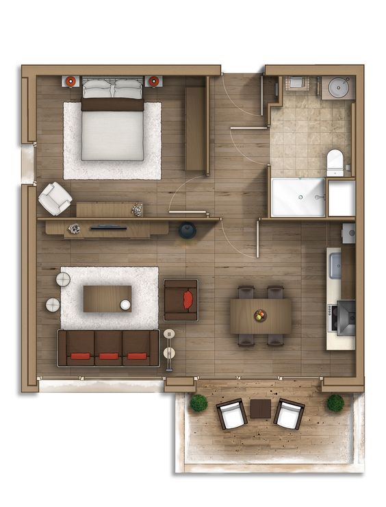 planos para casas de un piso