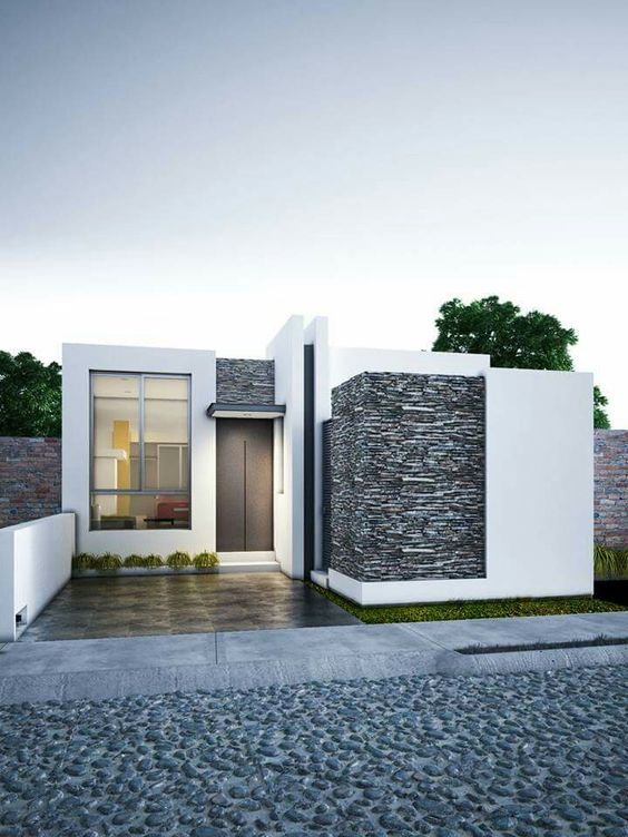 Ideas para decorar el exterior de casas con piedra