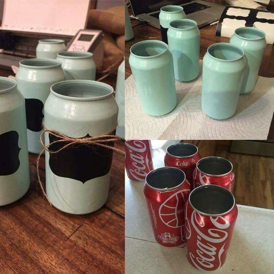 manualidades con latas de refresco