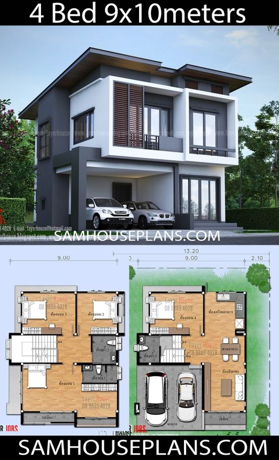 Planos De Casas De Dos Plantas