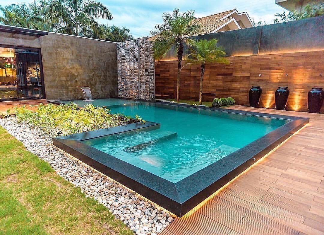 Jardines con piscina: + de 22 Diseños de albercas de ensueño