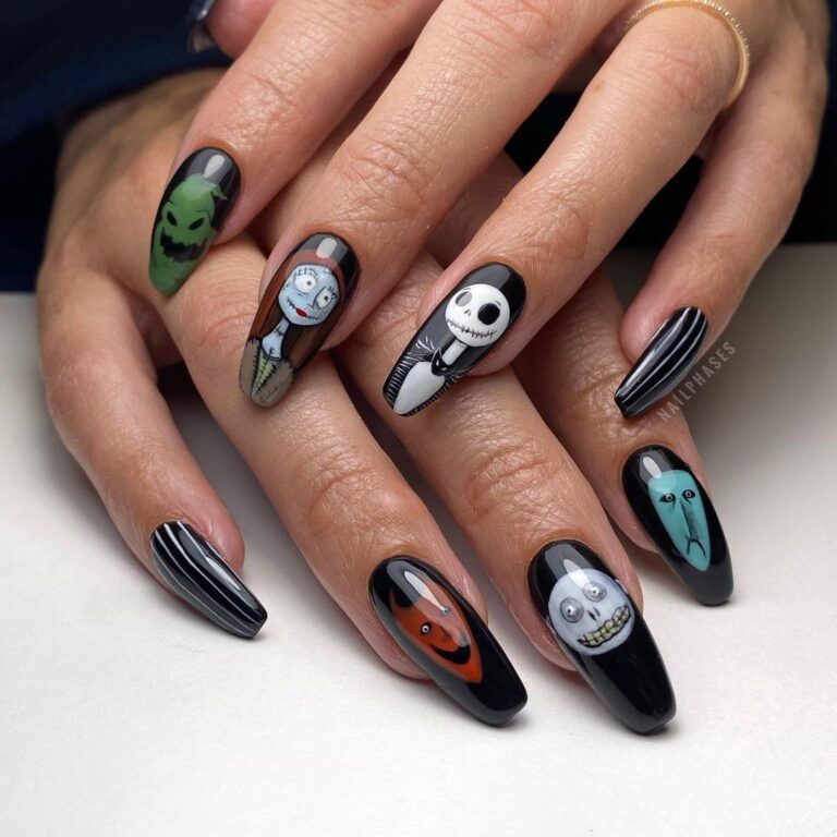 Uñas para Halloween 30 Diseños que te encantarán