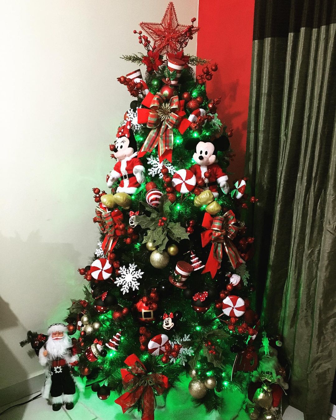 decoracion navideña disney