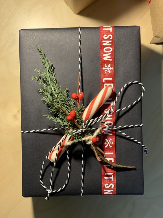 caja para regalo de navidad