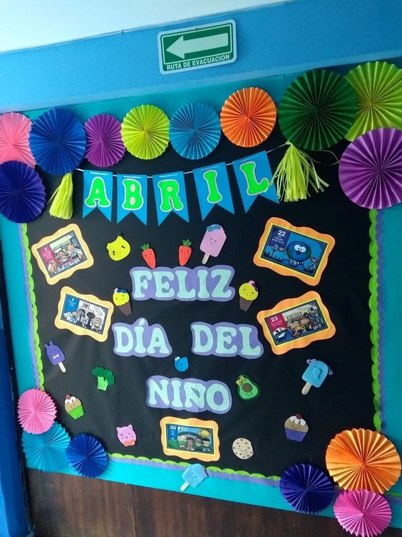 decoracion 30 de abril en escuelas