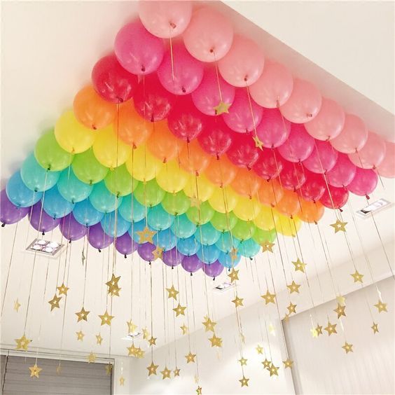 decoracion día del niño con globos
