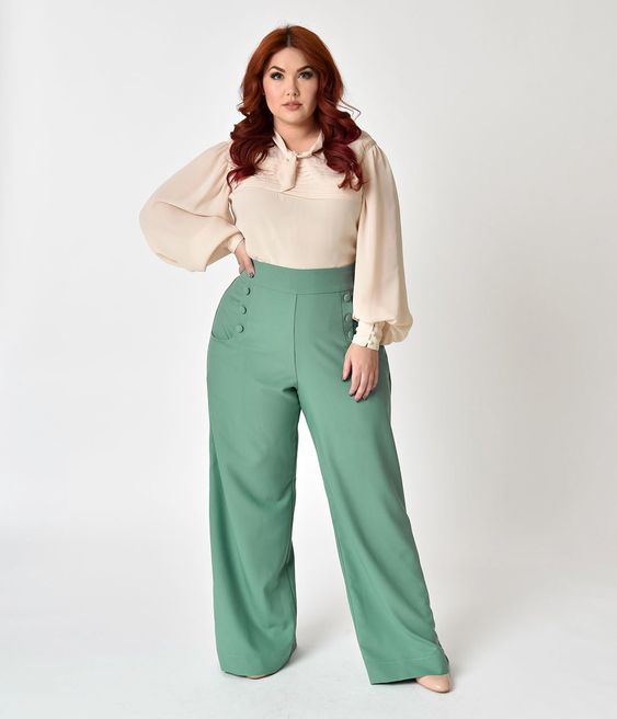 outfit plus size oficina