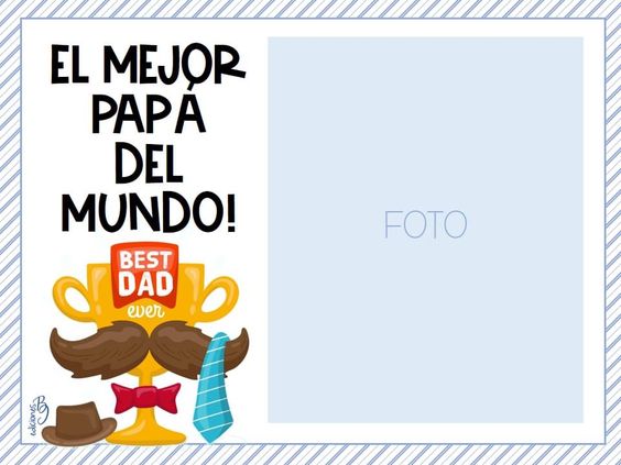 tarjeta para imprimir para papa