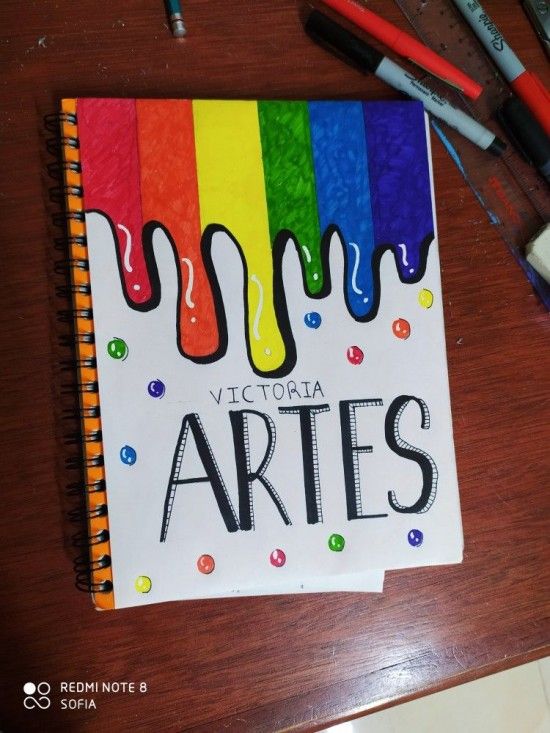 Como decorar cuadernos para adolescentes | 23 ¡Diseños!
