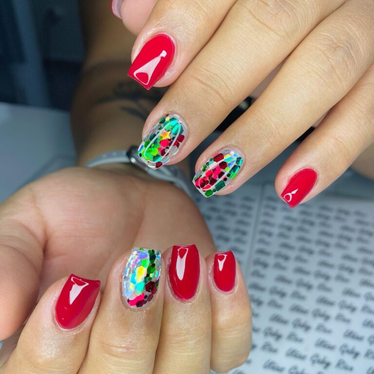 Uñas para septiembre 28 Diseños de Manicura Mexicano