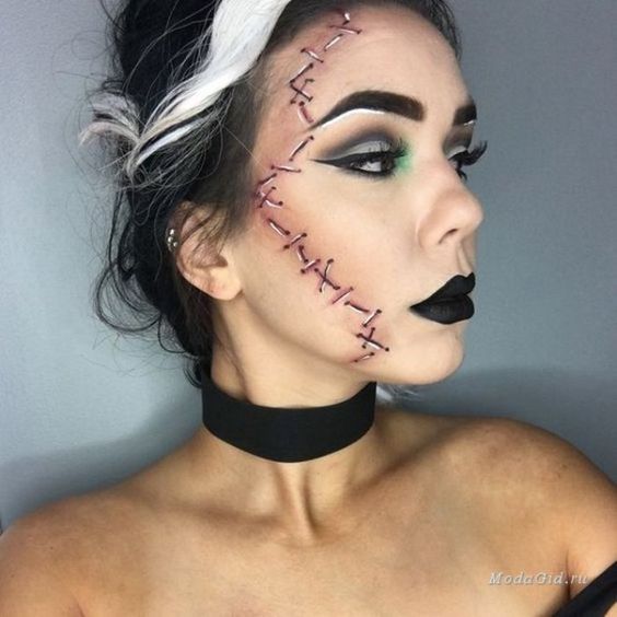 makeup Halloween mujer