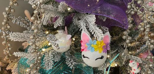 Navidad de Unicornio: 30 Ideas para decorar tu árbol y esferas