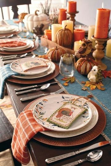 mesa para thanksgiving
