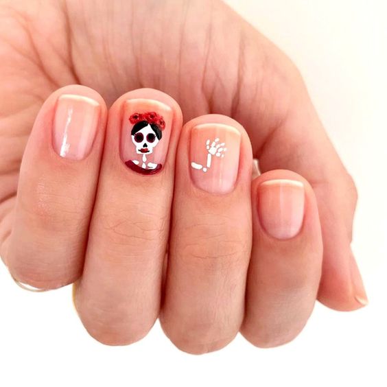 uñas de catrina