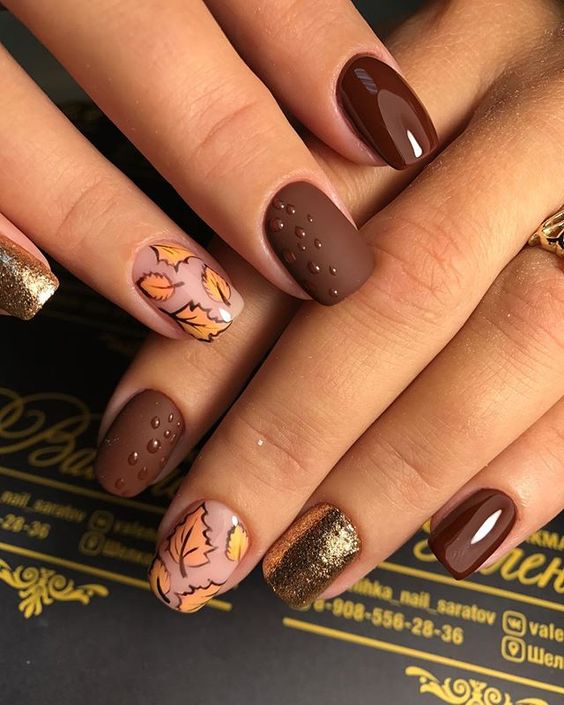 uñas para octubre