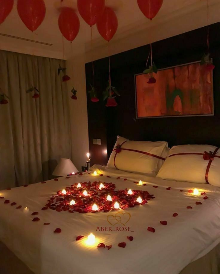decoración de habitaciones para parejas romanticas