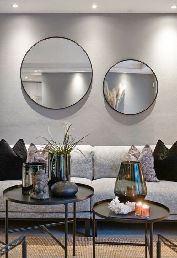 espejos decorativos modernos para sala