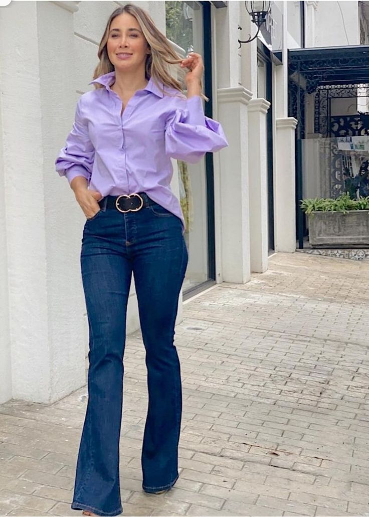 Ropa formal con jeans para mujer