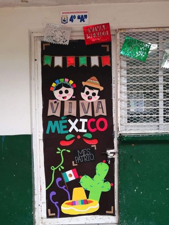 Puertas escolares en septiembre: 12 Diseños muy mexicanos que te encantarán