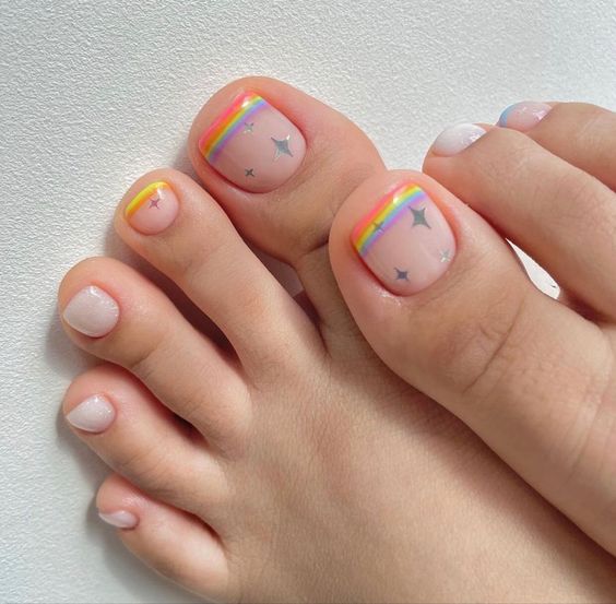 Uñas de pies bonitas