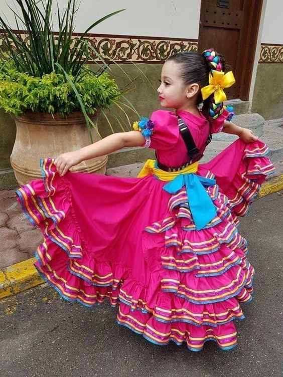 Look estilo mexicano para niña