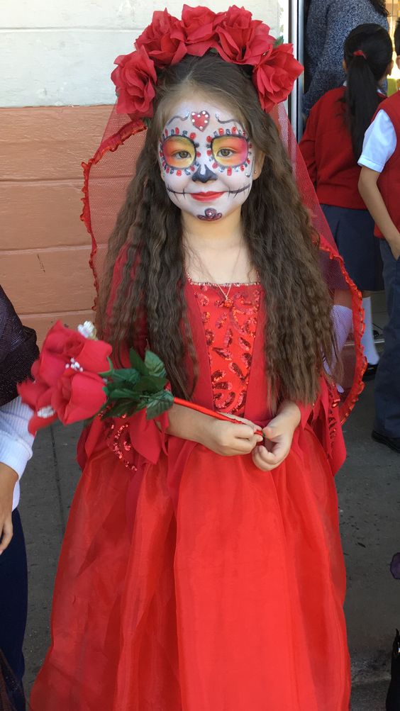 Disfraz catrina niña casero