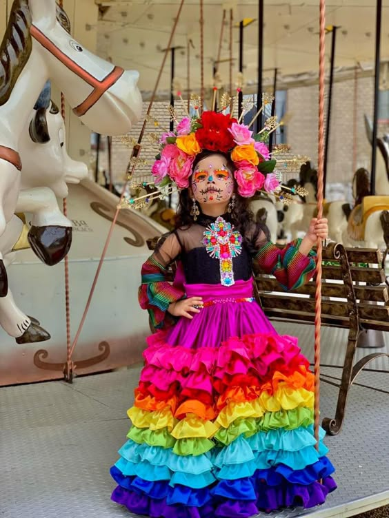 Disfraz de Catrina para Niñas: Cómo Crear un Look Tradicional y Moderno