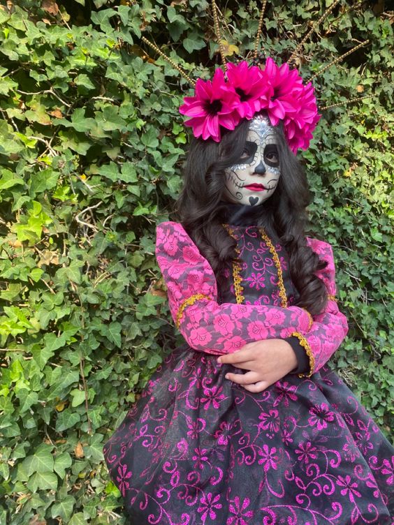 Disfraz de catrina para niñas