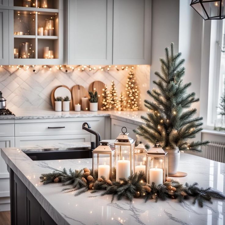 Ideas para decorar la cocina en navidad